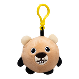 Beaver Squishy Keychain 3"