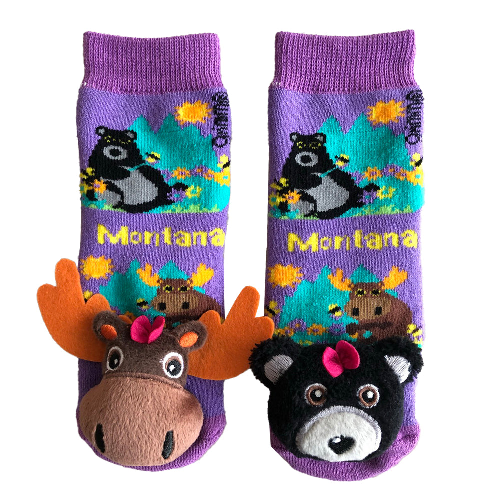 Black Bear/Moose Montana Campfire Sock - 27126