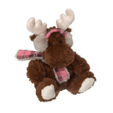 Duffy Moose with Pink Ear Muff 8"