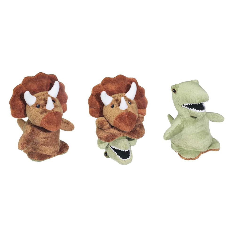 Peek-a-Boo Pals - T-Rex/ Triceratops 6" 70719