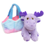 Purple Moose Purse 8" - 11028