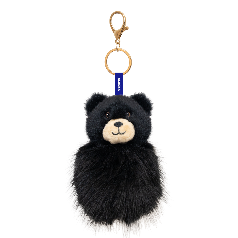 Black Bear Fancy Keychain 4.5" - 11240