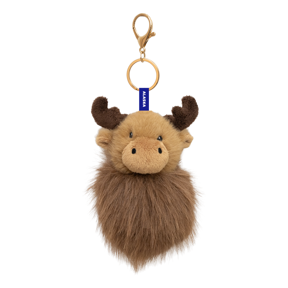 Moose Fancy Keychain 4.5" - 11241