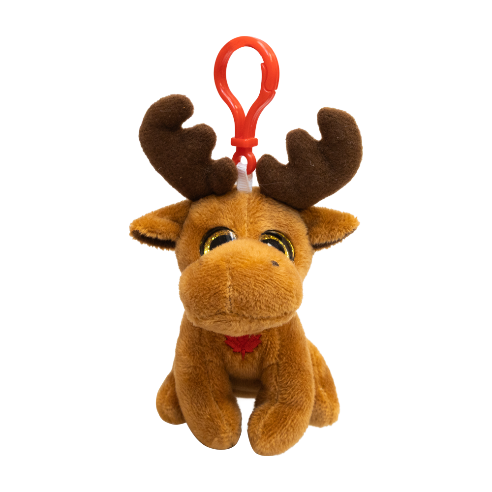 Brown Moose Keychain 4" - 11580