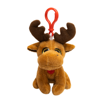Brown Moose Keychain 4" - 11580