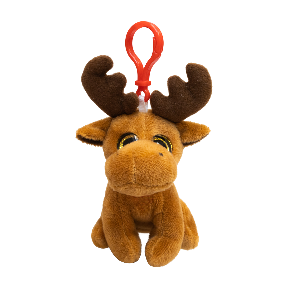 Brown Moose Keychain 4" - 11580