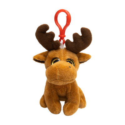 Brown Moose Keychain 4" - 11580