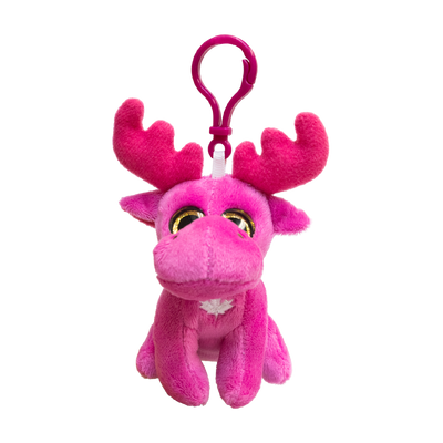 Pink Moose Keychain 4" - 11581