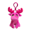 Pink Moose Keychain 4" - 11581
