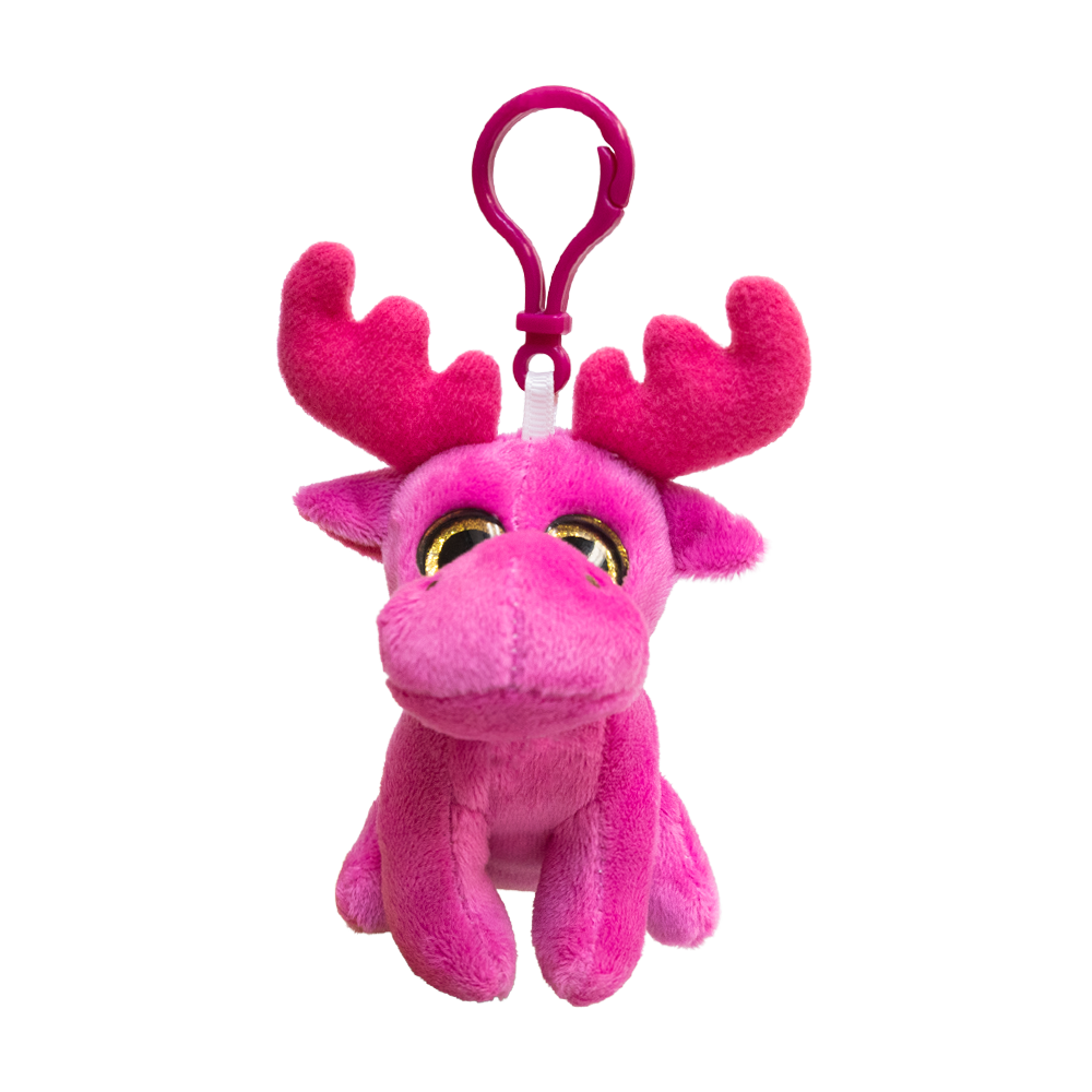 Pink Moose Keychain 4" - 11581