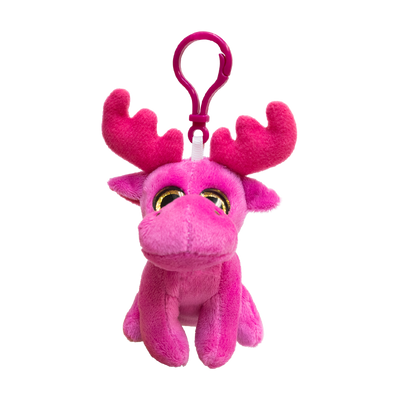 Pink Moose Keychain 4" - 11581