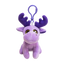 Purple Moose Keychain 4" - 11582