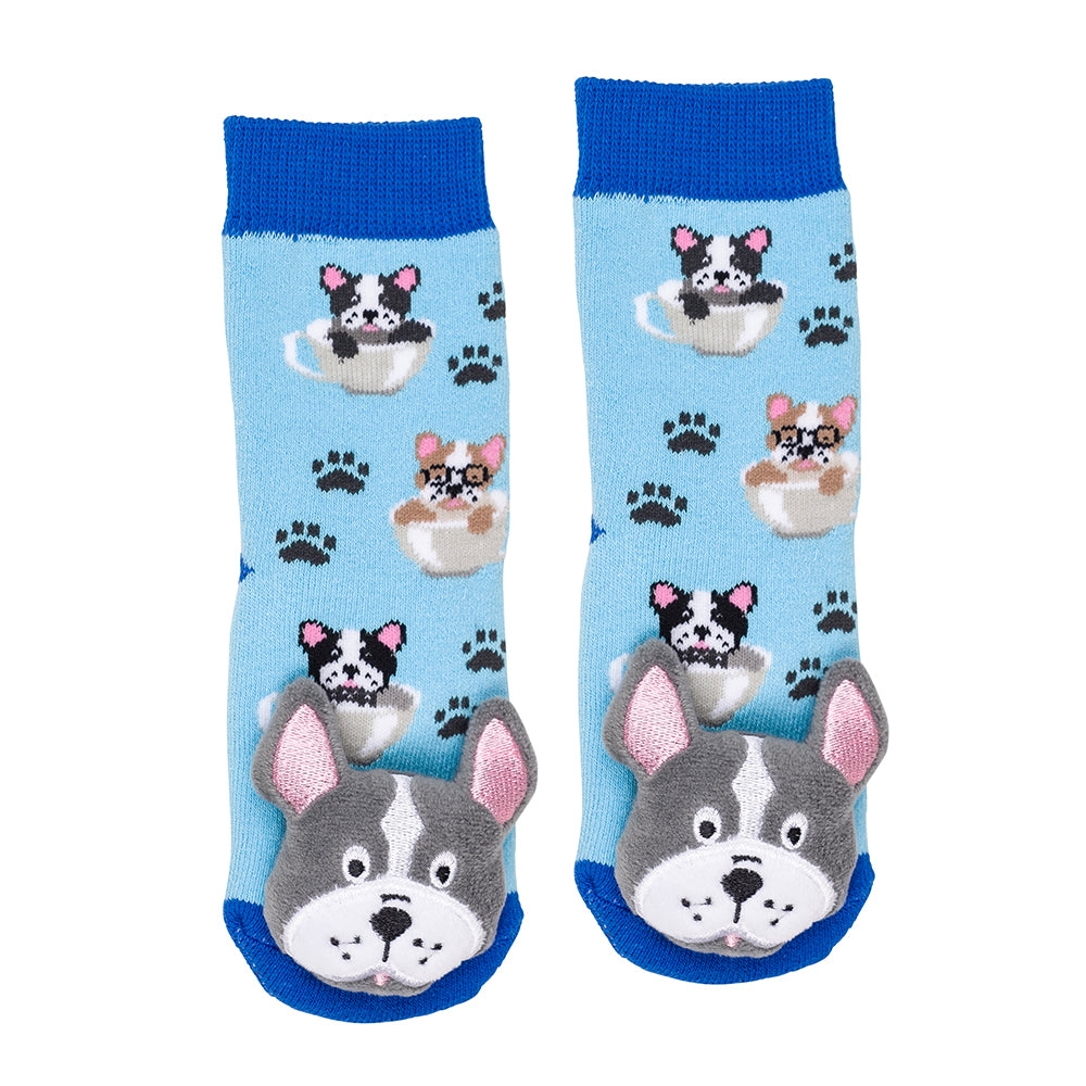 Tea Cup Bulldog Socks - 27140