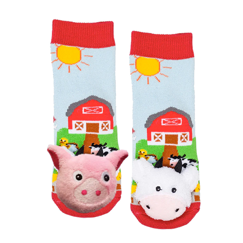 Mismatch Cow/Pig Socks - 27143