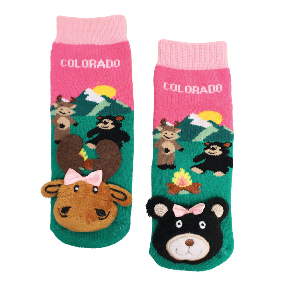Colorado Campfire Pink Socks - 27160