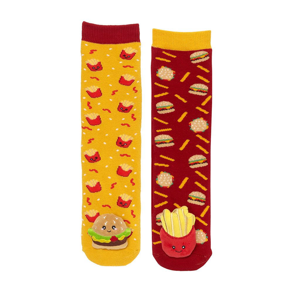 Hamburger and Fries Youth Socks - 28149