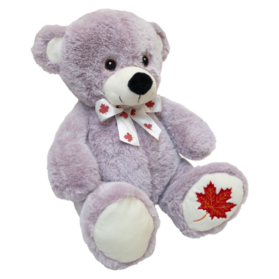 Big Canada Amethyst Bear 12" - 34706P