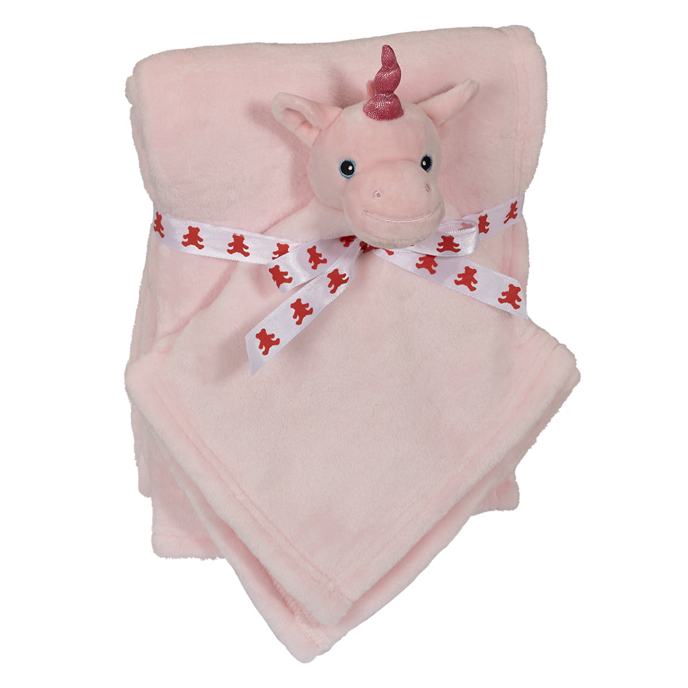 Pink Unicorn Blankey Set - 41193