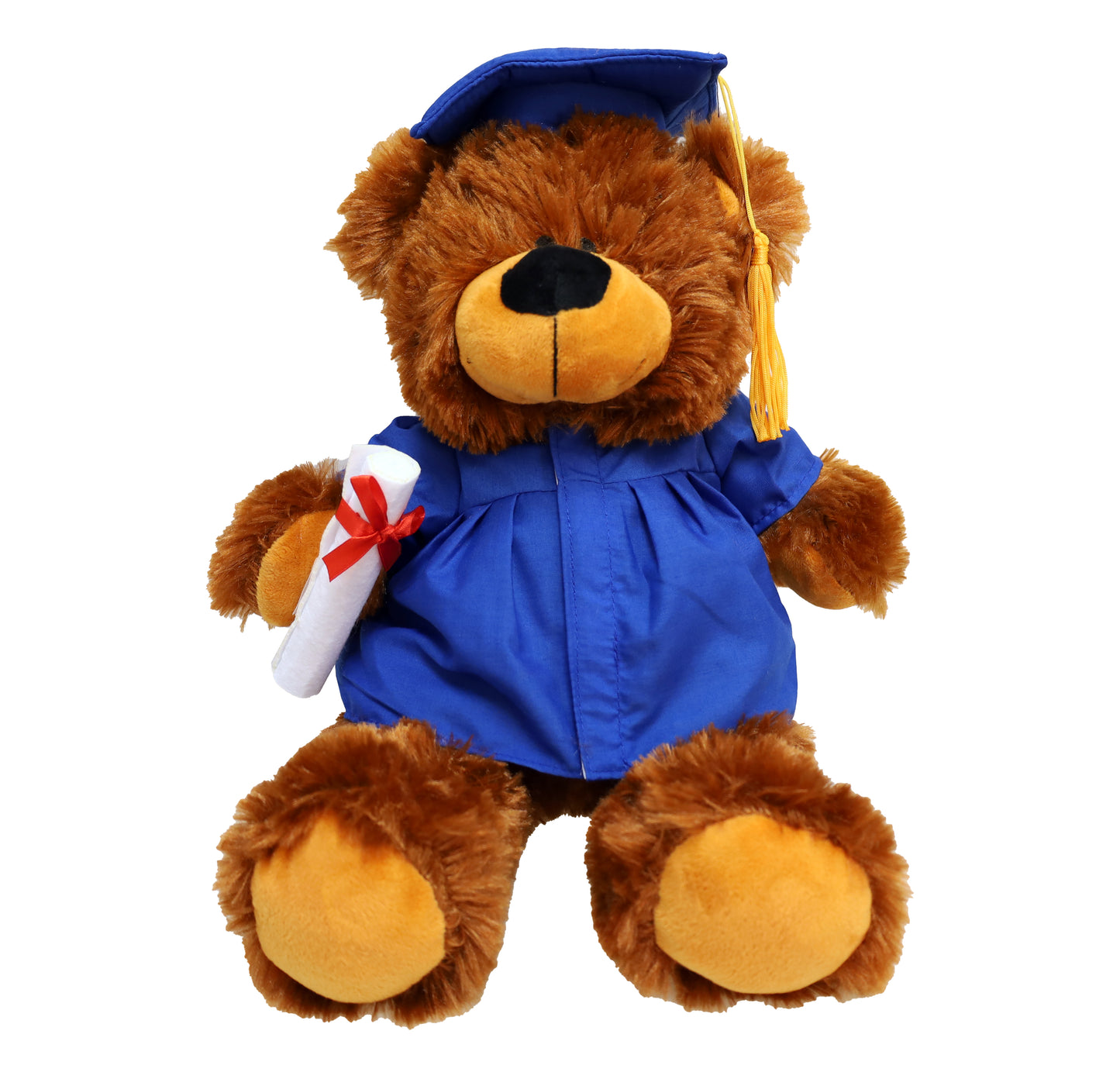 Blue Grad Bobby Bear 12"- 42001Bl