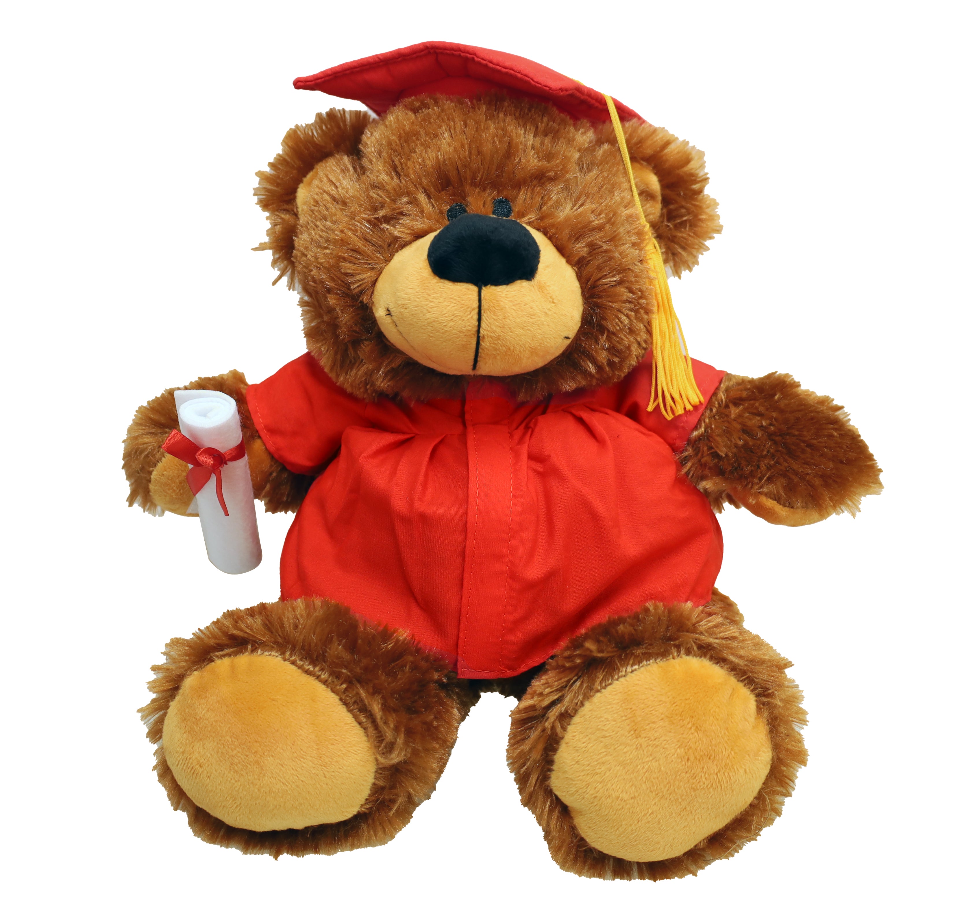 Red Grad Bobby Bear 12" - 42001R