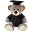 Grad Gemstone Bear, 9" Silver Brown - 47004