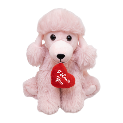 Pink Poodle 8" "I Love You" - 52300V