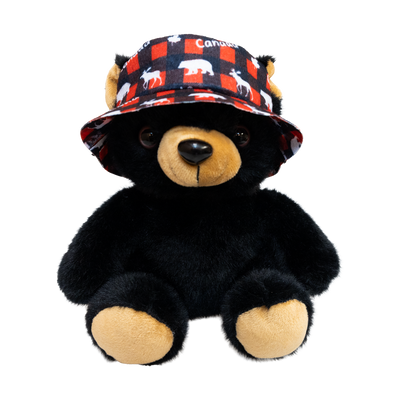 Bucket Hat Black Bear 8"- 73321