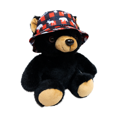 Bucket Hat Black Bear 8"- 73321
