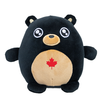 Black Bear Squishy Ball 6" - 84206