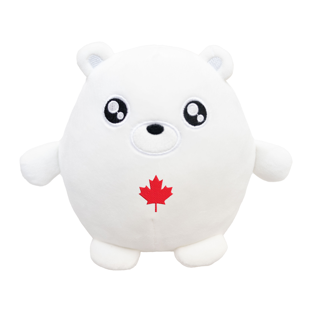 Polar Bear Squishy Ball 6" - 84209