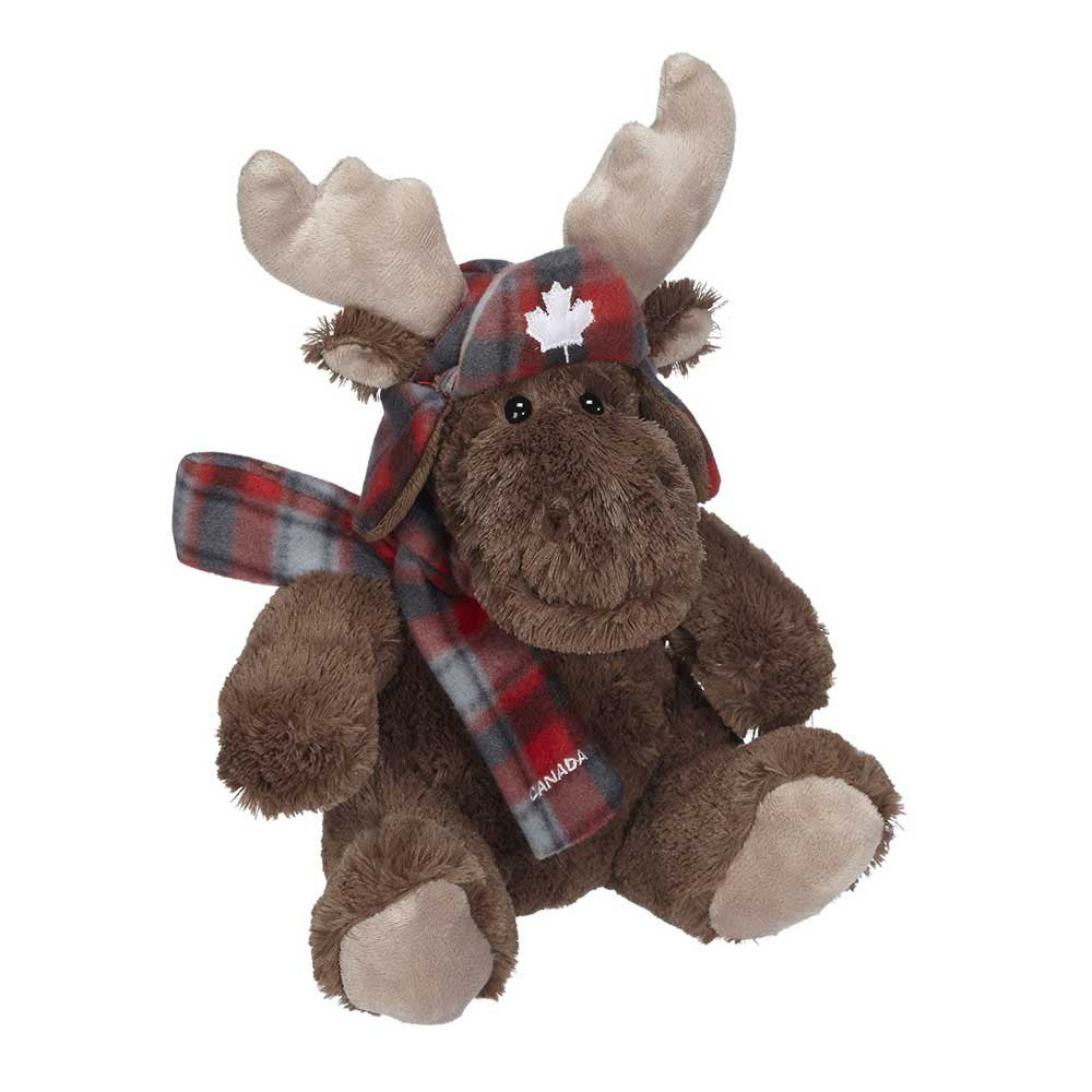 Muffy Moose With Plaid Scarf 8"- 14180