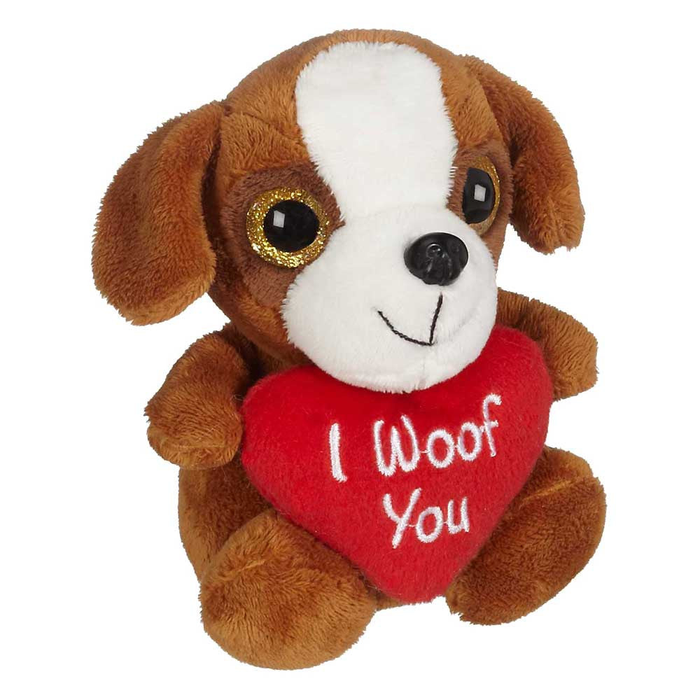 Puppy Dog with Heart 5" sit. - 16001