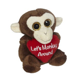 Monkey with Heart 5" sit. - 16003