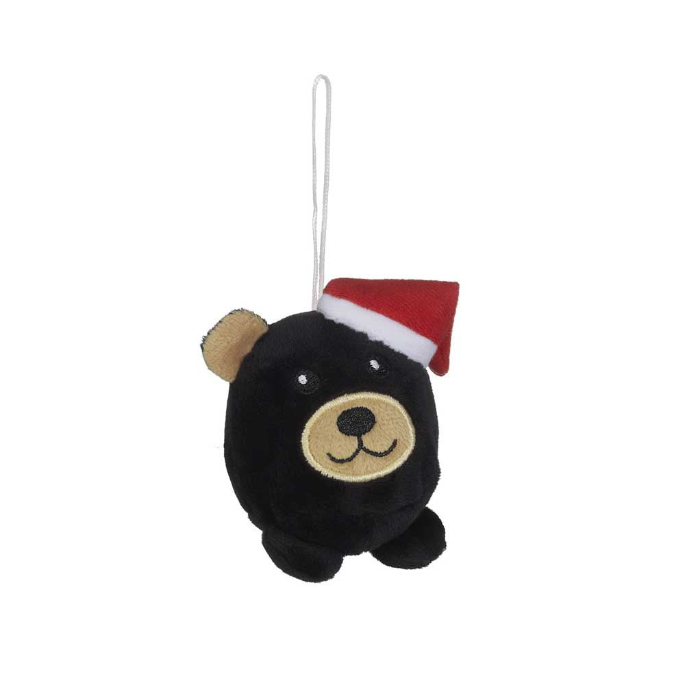Mini Black Bear Christmas Hunk Ornament 2"- 16792