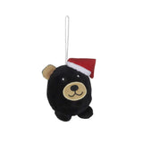 Mini Black Bear Christmas Hunk Ornament 2"- 16792