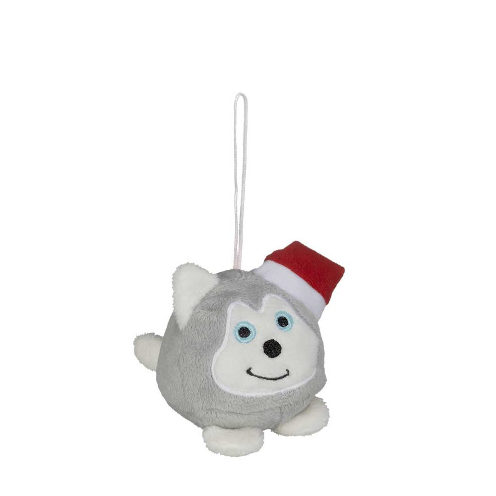 Mini Husky Christmas Hunk Ornament 2"- 16793