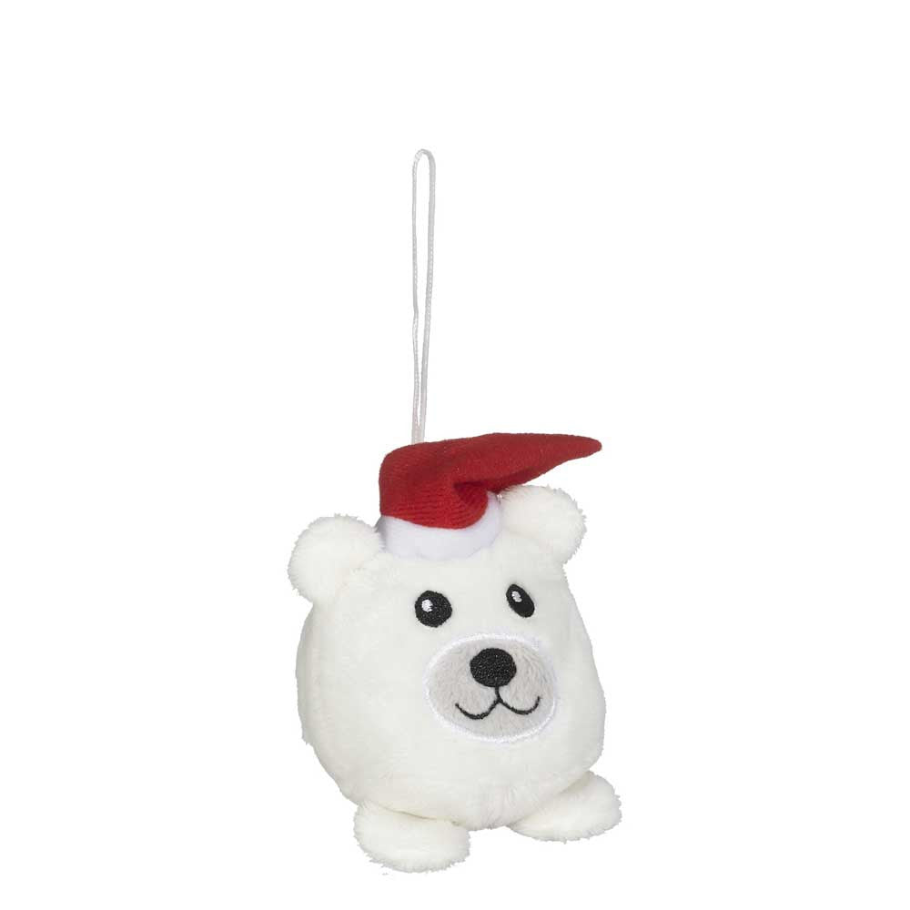 Mini Polar Bear Christmas Hunk Ornament 2"- 16795