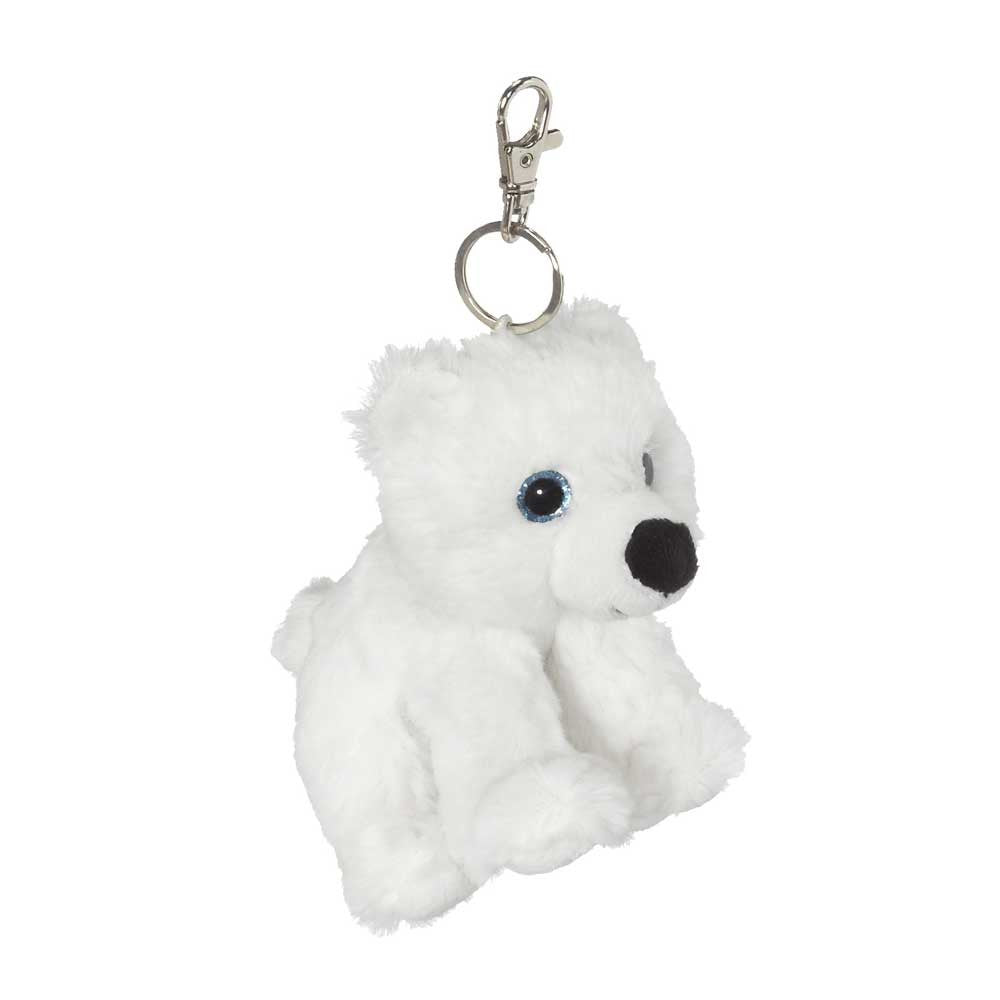 Big Eye Polar Bear Keychain 5"- 18795