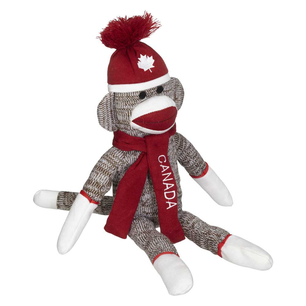 Canadian Sock Monkey 19"- 23346c