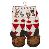 Maple Leaf Moose Socks- 27001