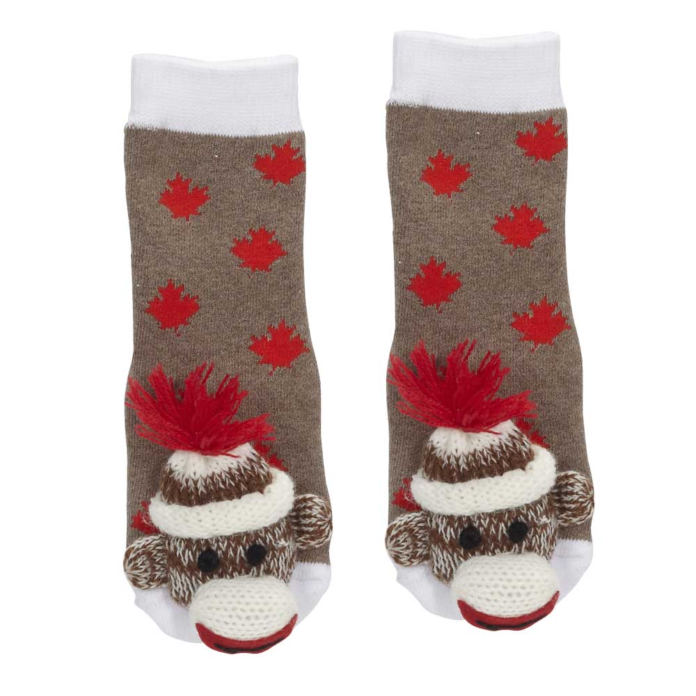 Canada Sock Monkey, Socks - 28001