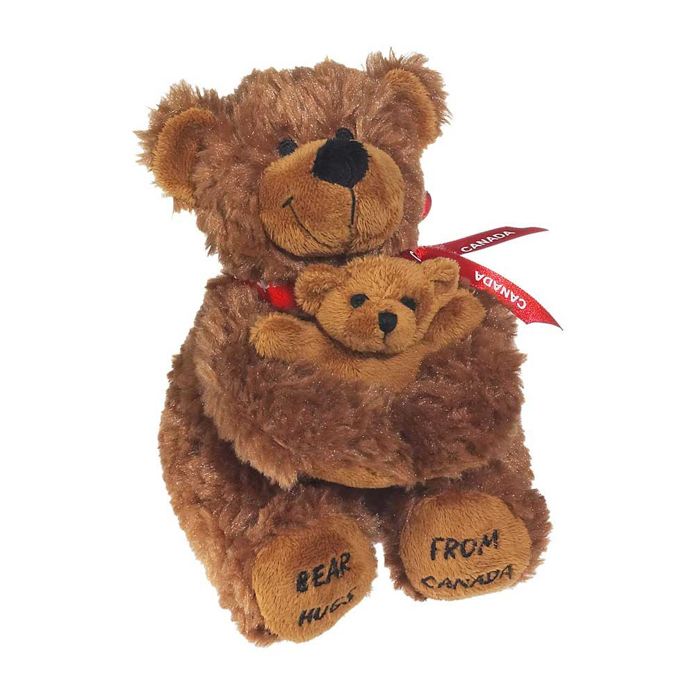 Mini Brown Bear and Baby 7"- 37018