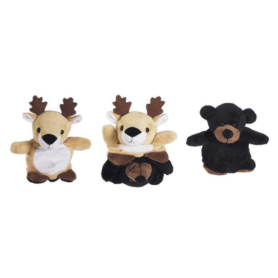 Peek-a-Boo Pals - Black Bear/ White Tail Deer 6"- 70713