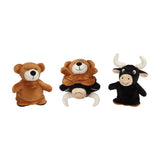 Peek-a-Boo Pals - Bear/Bull 6" 70724