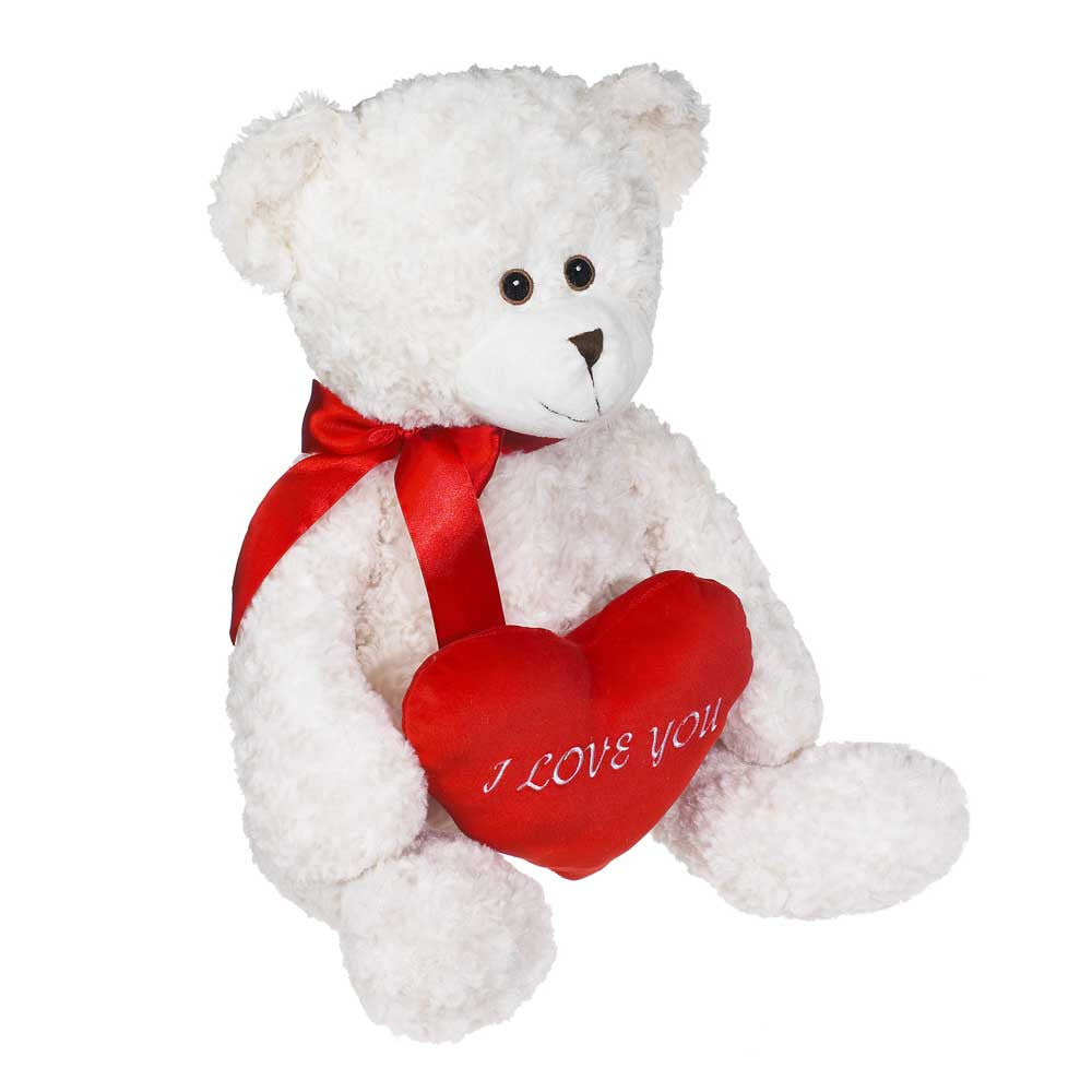 Super Jumbo Barnaby Bear with heart - 71730V