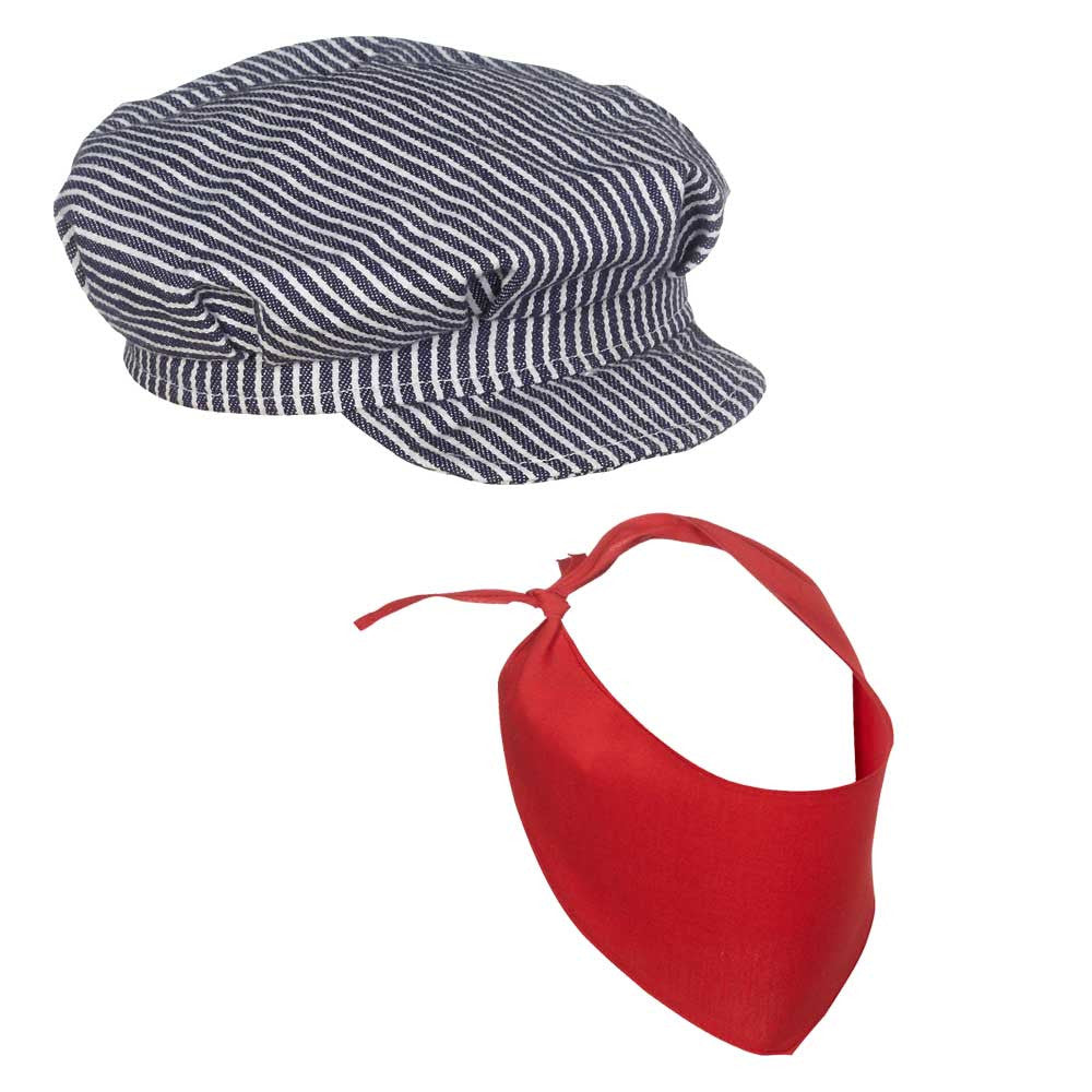 Train Conductor Hat & Scarf Set
